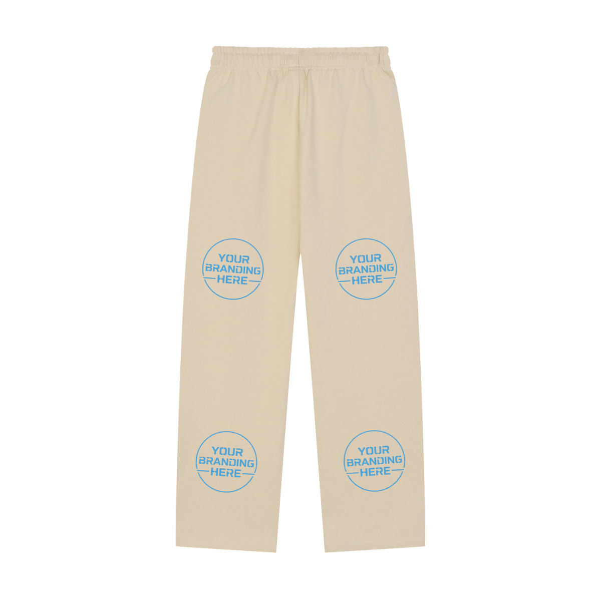 Solid Color Straight-Leg Sweatpants - RK0011-C001-V2