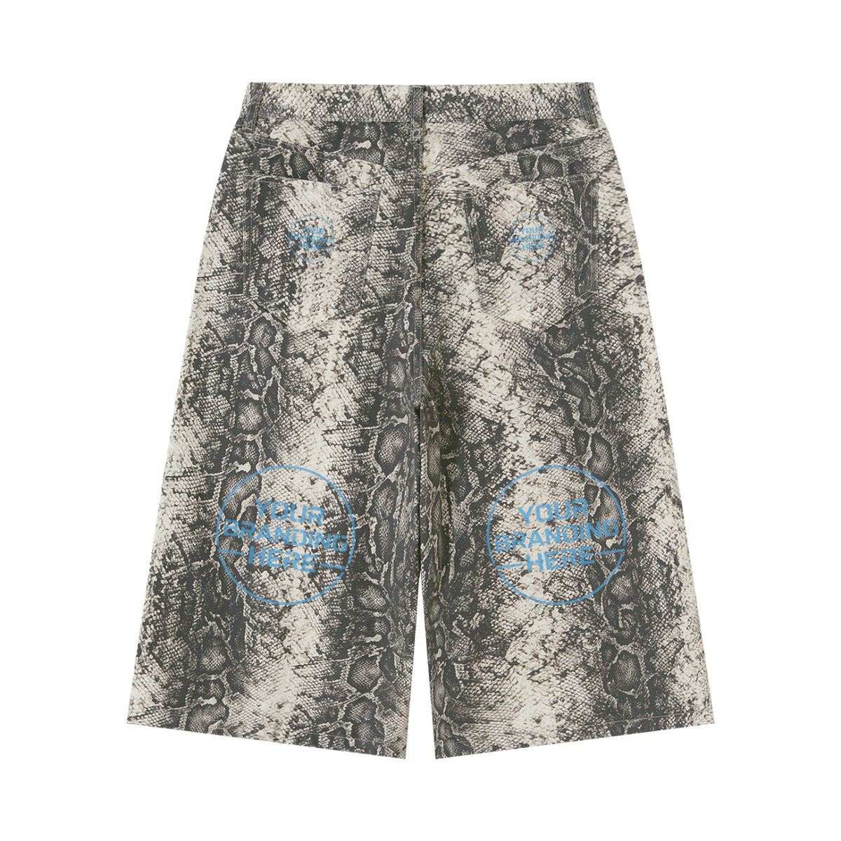 Men's Snake Print Shorts - MB0054-C001-V2