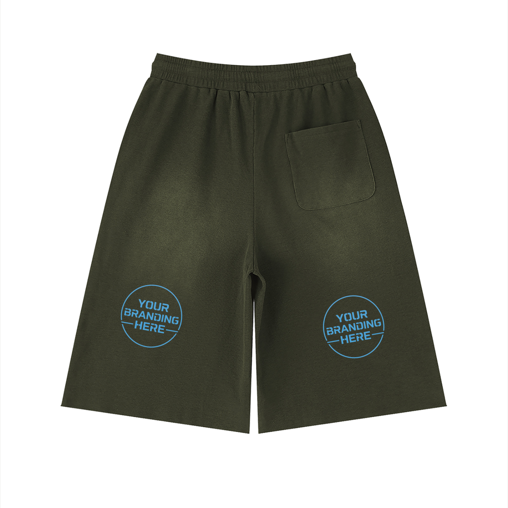 Unisex Sunfade Raw Edge Shorts - UB0069-C001-V3