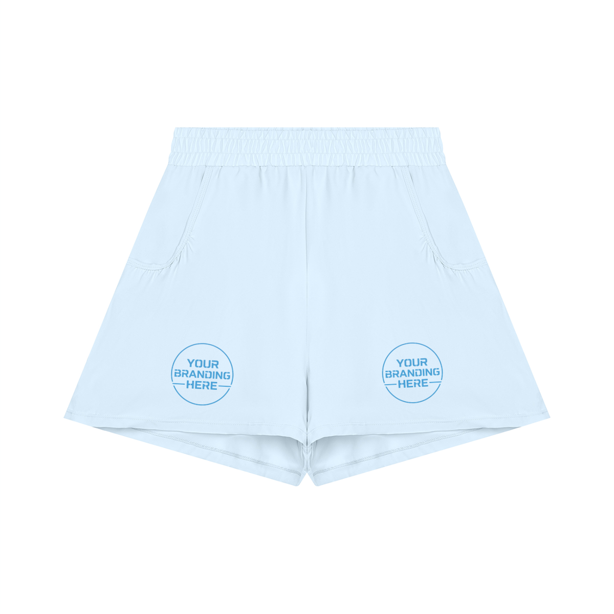 Women's Ruched Yoga Shorts - WB0100-P001-V2