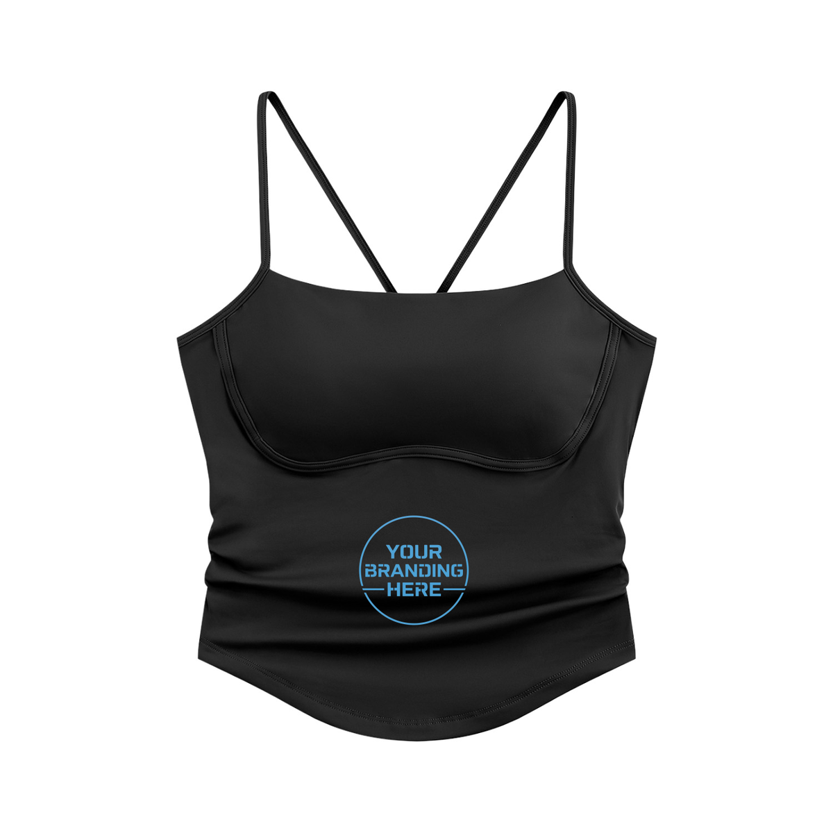Women's Ruched Yoga Tank Top - WT0277-O001-V2