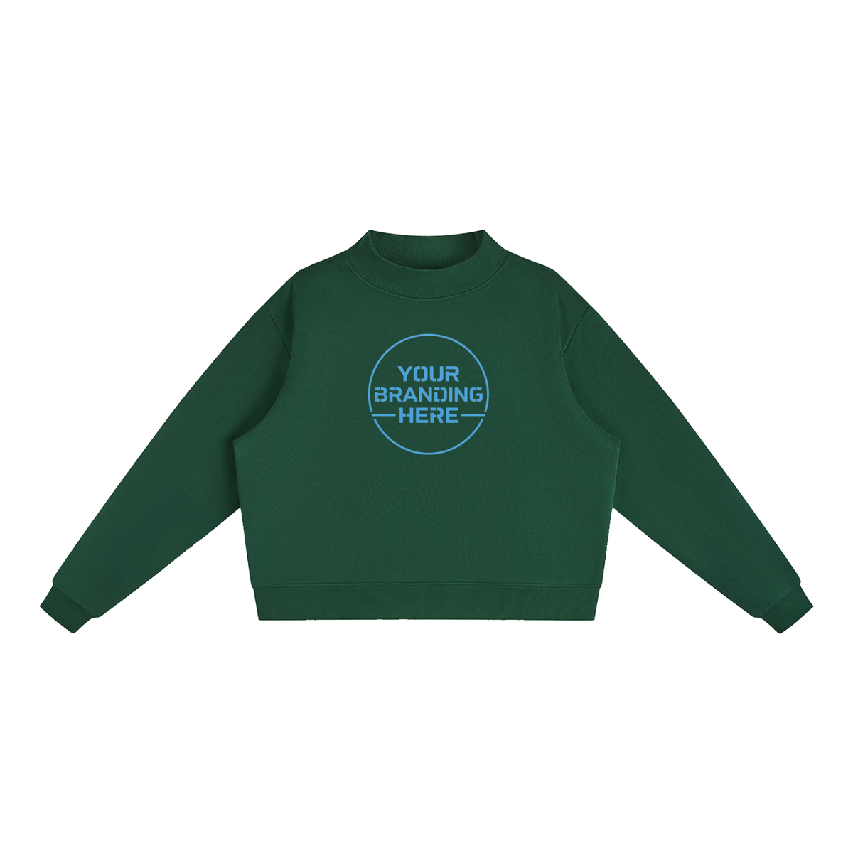 Essential Fleece Mock-Neck Crew Sweatshirt - WW0004-P001-V4