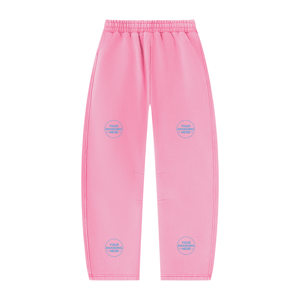 Unisex Vintage Wash Barrel Leg Fleece Sweatpants - UB0071-P001-V3