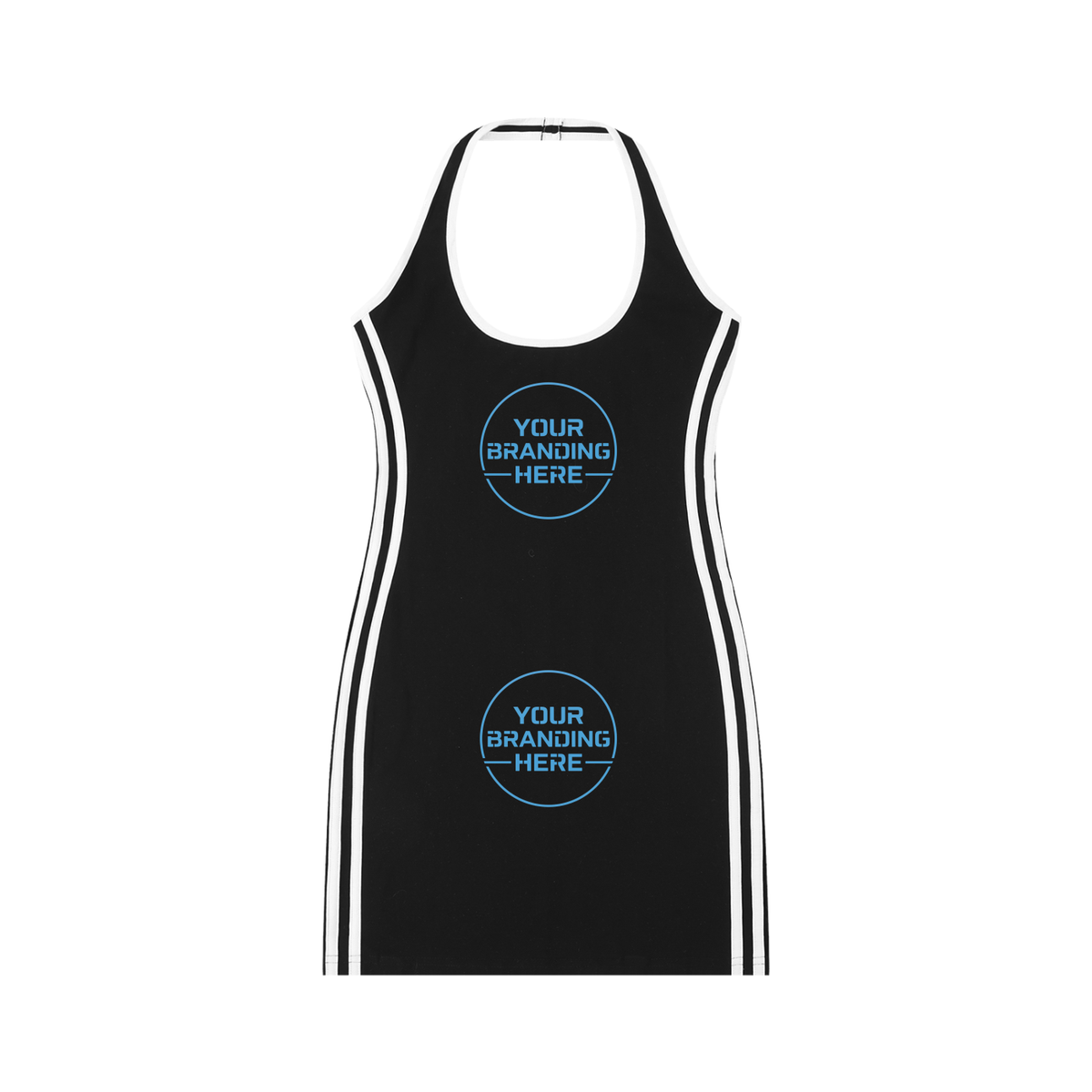 Women's Binding Tight Halter Dress - WO0005-C001-V2