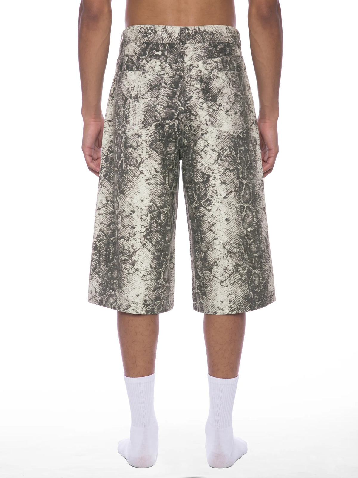 Men's Snake Print Shorts - MB0054-C001-V2