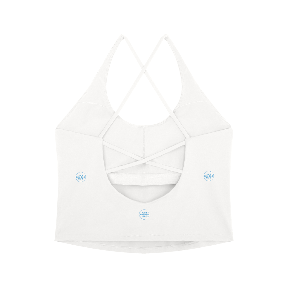 Women's Tight Halter Yoga Tank Top - WT0150-O001-V2