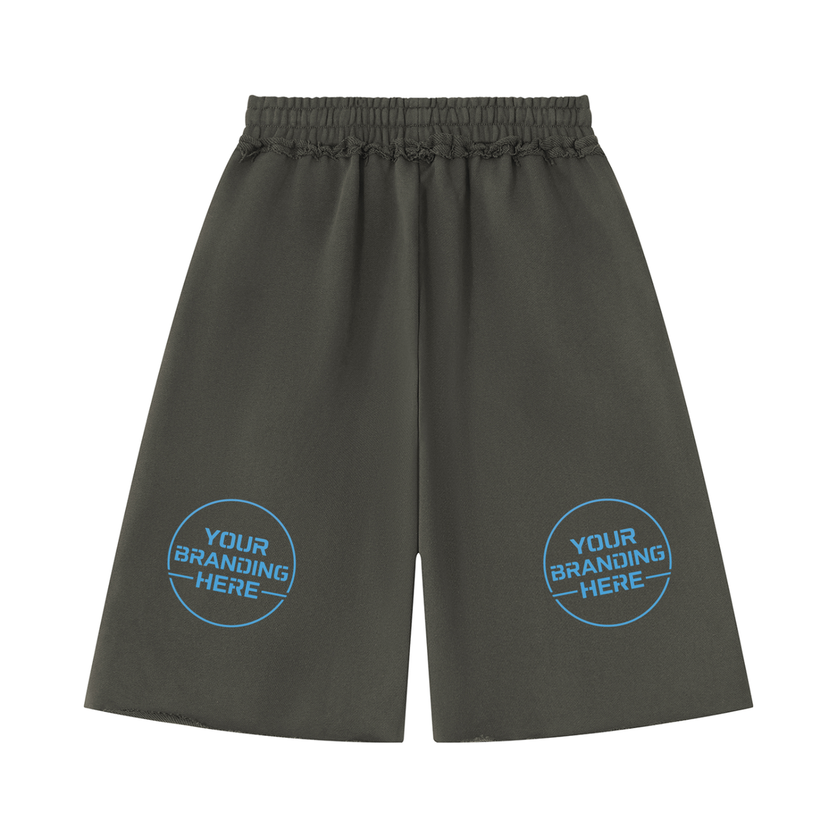 Unisex Heavyweight Raw Edge Shorts - UB0084-C001-V2