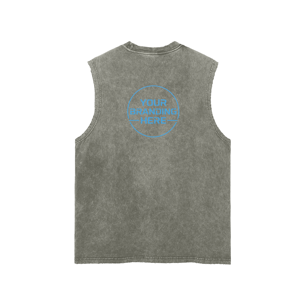 Snow Washed Frayed Hem Tank Top - R00228-C001-V3
