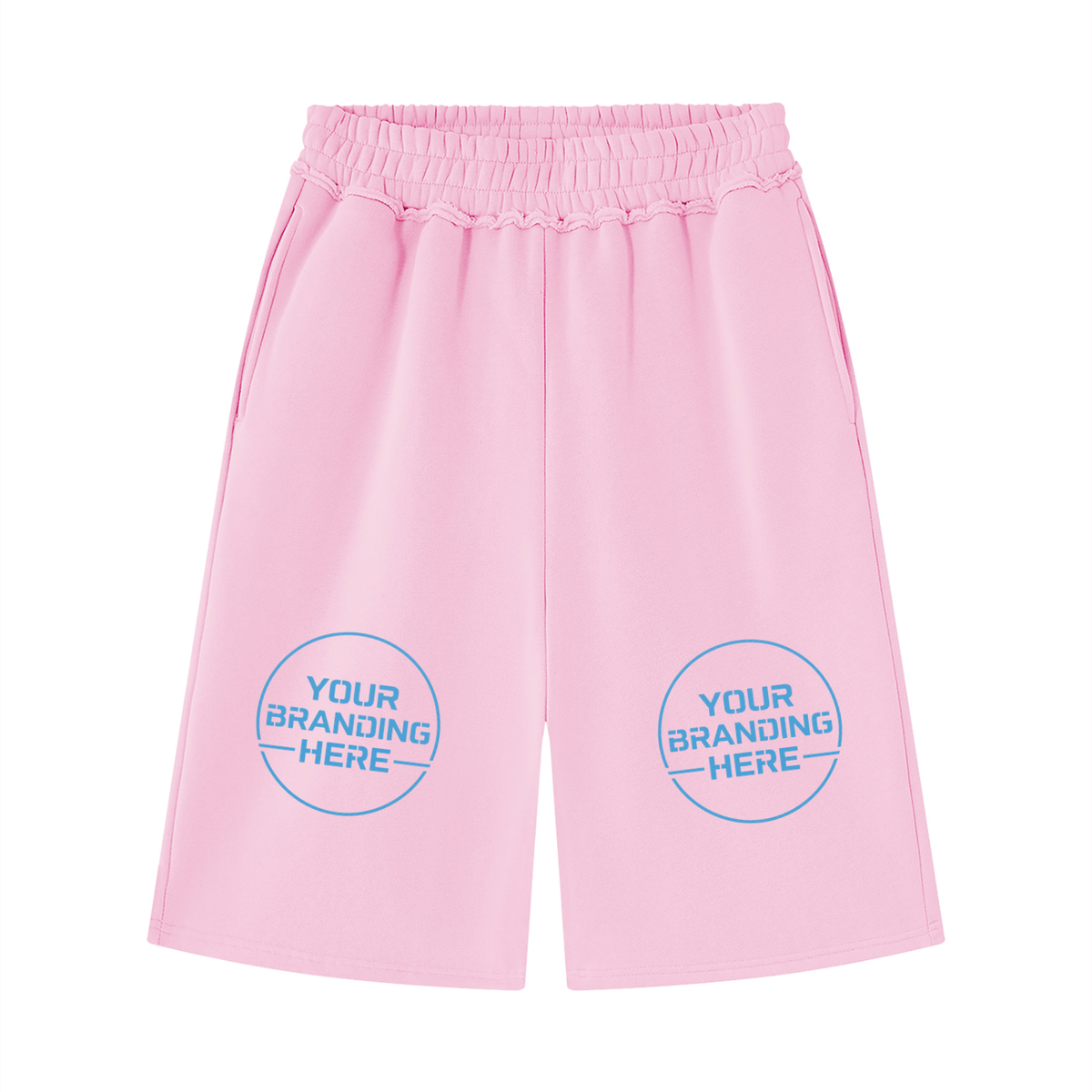 Unisex Raw Edge Fleece Shorts - UT0320-P001-V2
