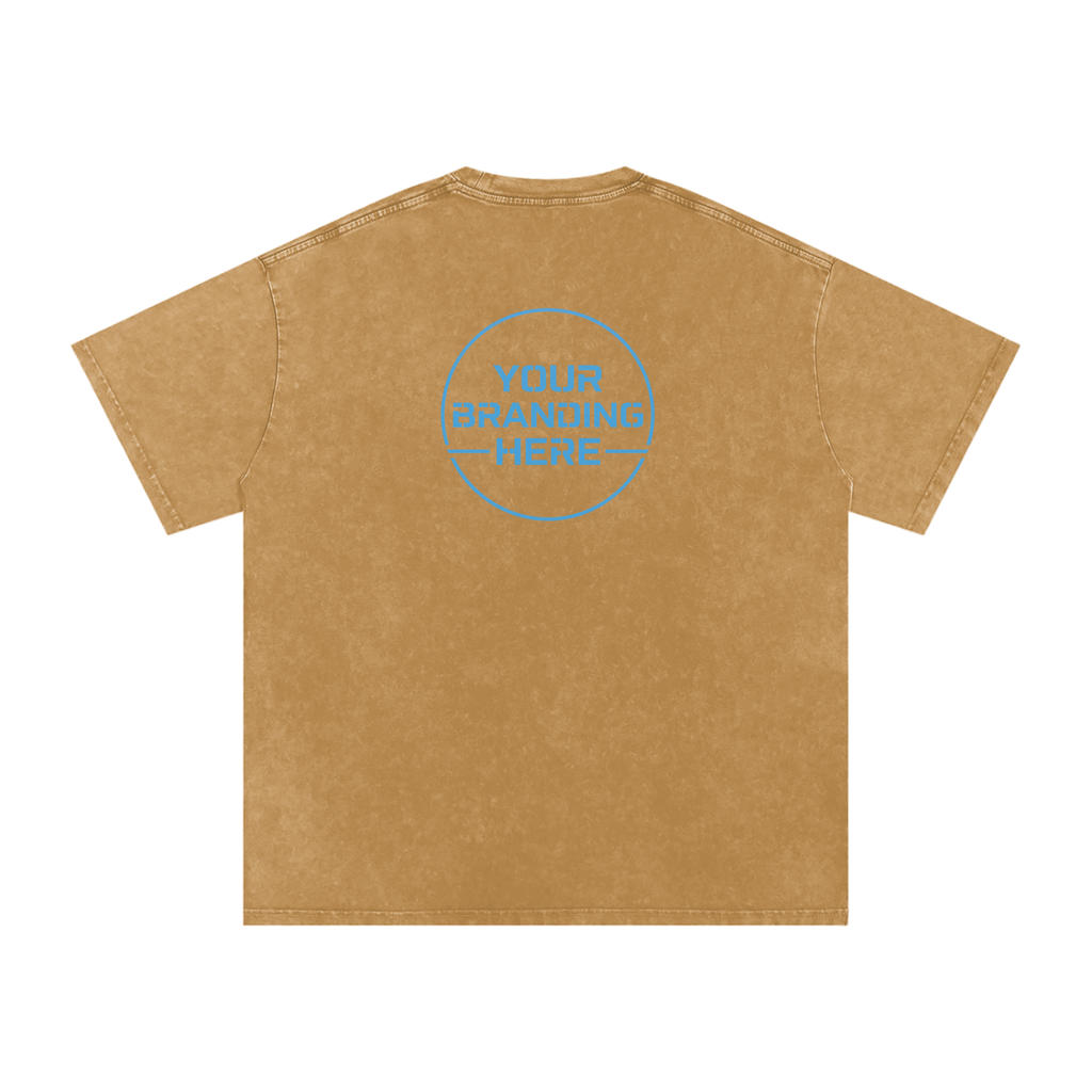 Snow Washed Oversized Cotton T-Shirt - R00037-C001-V14