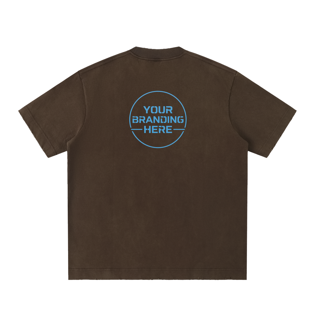 Heavyweight Vintage Washed Frayed T-Shirt - RT0022-C001-V8