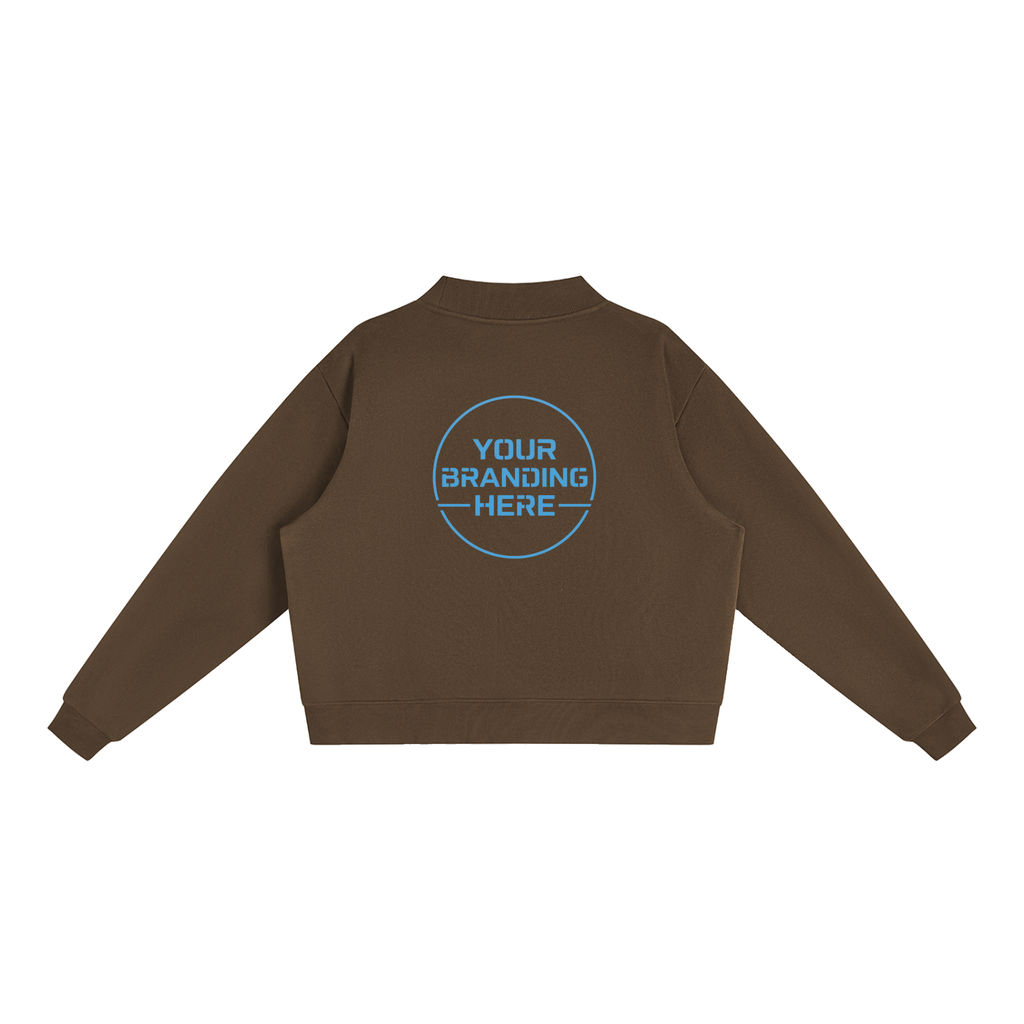 Essential Fleece Mock-Neck Crew Sweatshirt - WW0004-P001-V4