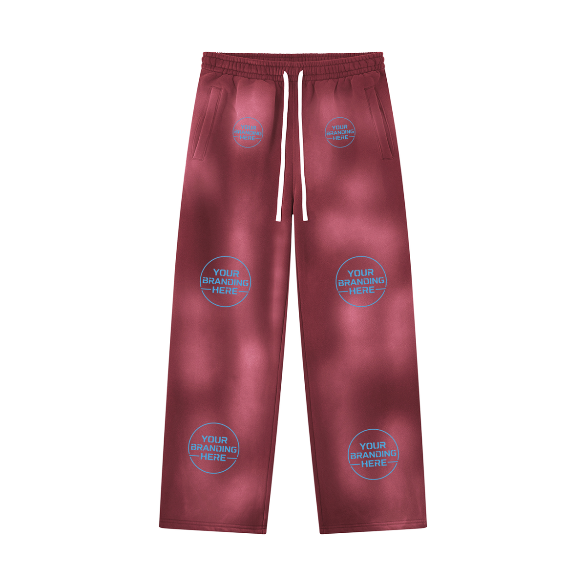Unisex Sunfade Wide Leg Fleece Sweatpants - UB0044-P001-V2