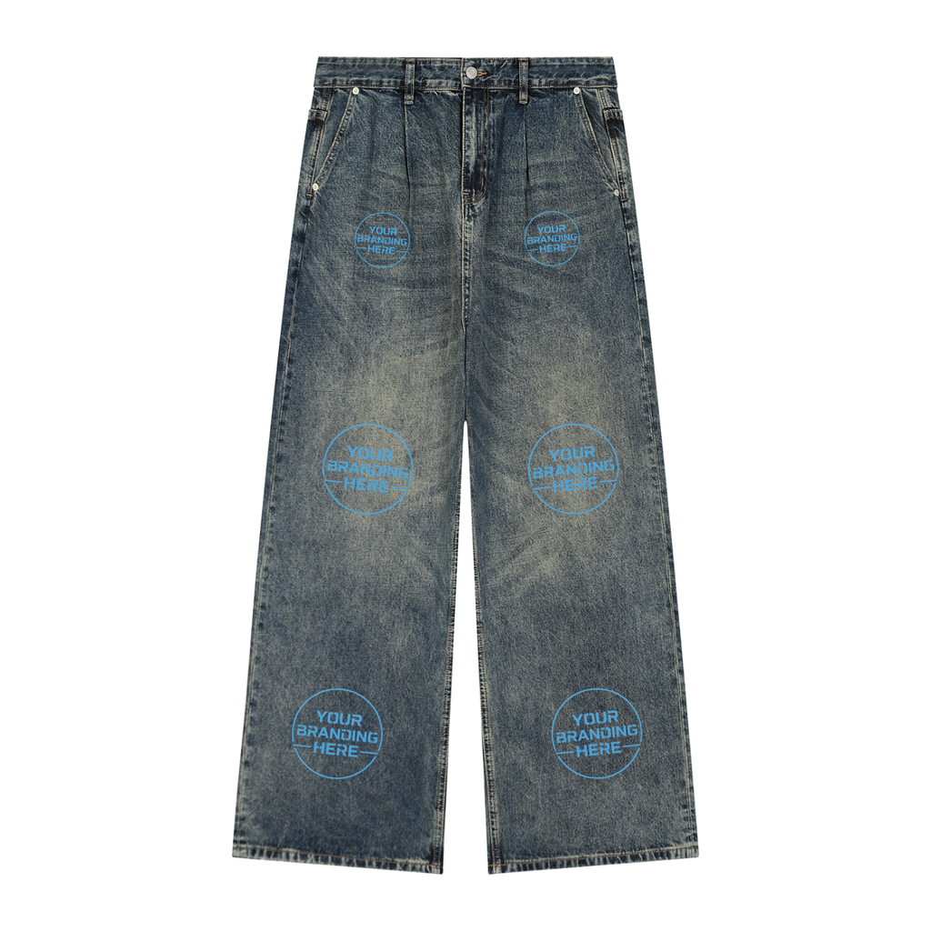 Men's Vintage Wash Denim Jeans - MB0039-C001-V2