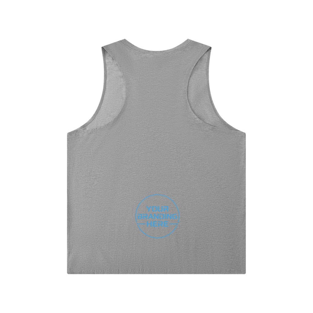 Men's Solid Color Crewneck Tank Top - MT0014-O001-V2