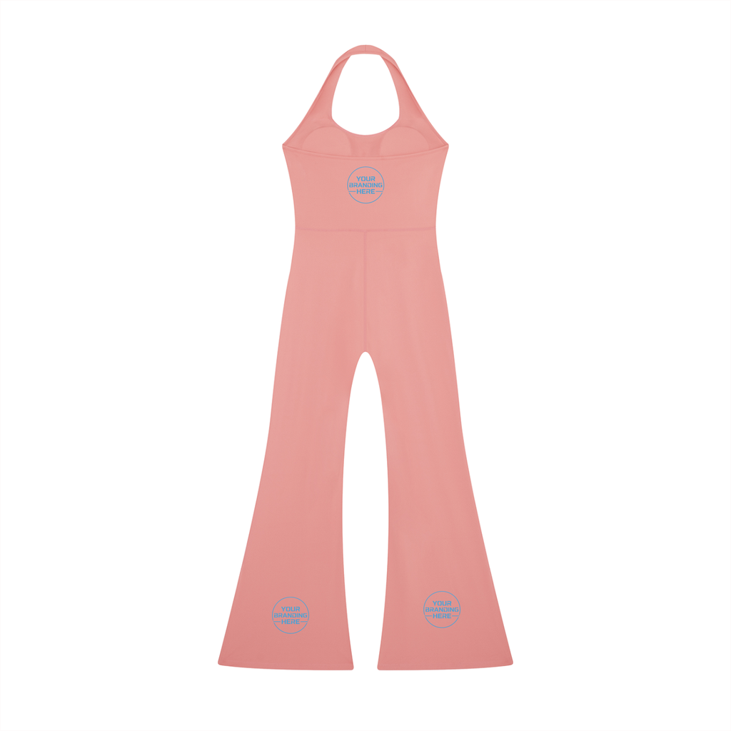 Women’s Halter Flared Jumpsuit - WO0013-P001-V2
