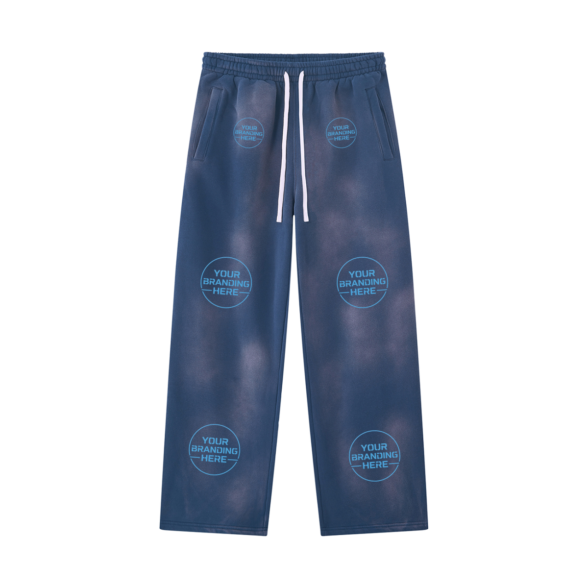 Unisex Sunfade Wide Leg Fleece Sweatpants - UB0044-P001-V2