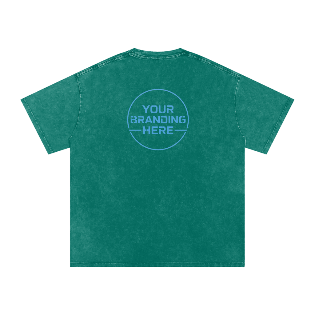Snow Washed Oversized Cotton T-Shirt - R00037-C001-V14
