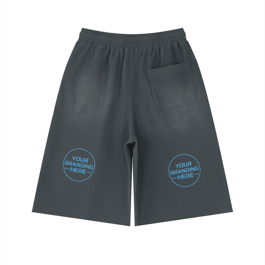 Unisex Sunfade Raw Edge Shorts - UB0069-C001-V3