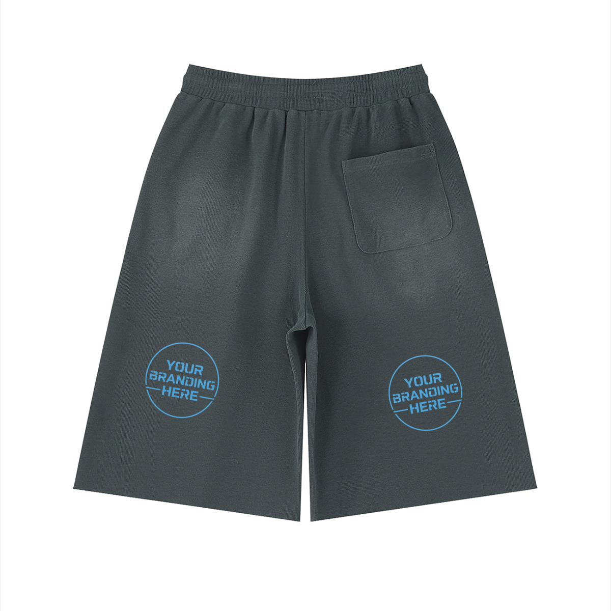 Unisex Sunfade Raw Edge Shorts - UB0069-C001-V3