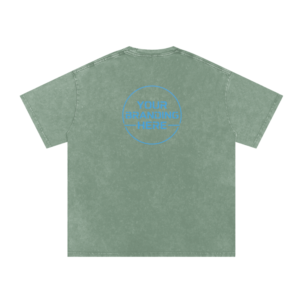 Snow Washed Oversized Cotton T-Shirt - R00037-C001-V14
