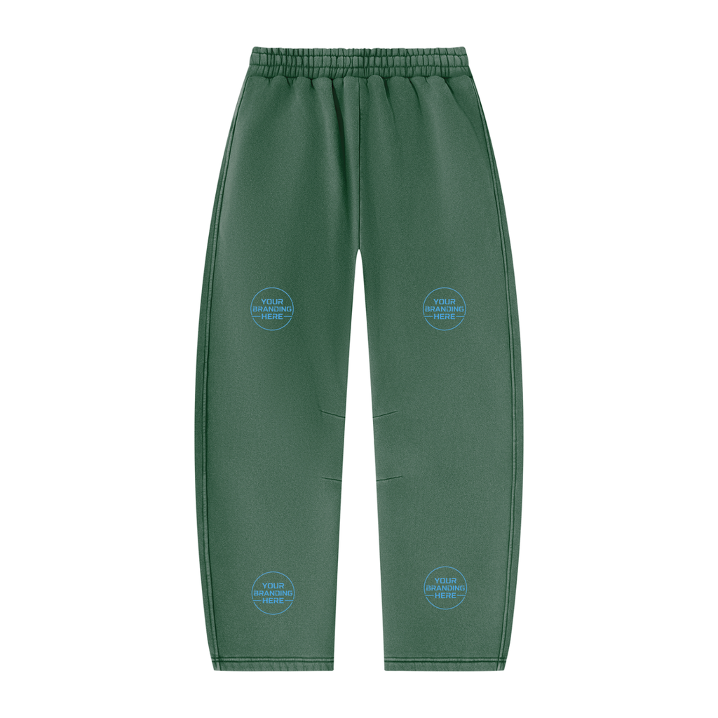 Unisex Vintage Wash Barrel Leg Fleece Sweatpants - UB0071-P001-V3