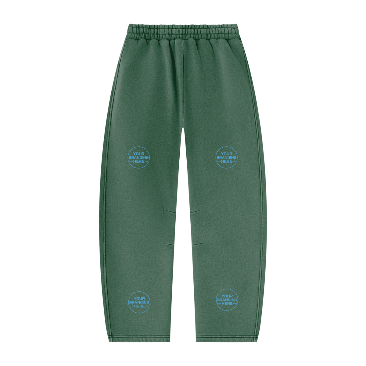 Unisex Vintage Wash Barrel Leg Fleece Sweatpants - UB0071-P001-V3