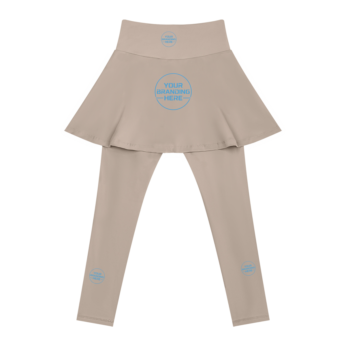 Women's Yoga Panelled Skorts - WB0093-P001-V2