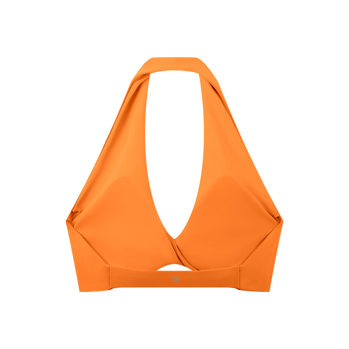 Women's Pleated Halter Sports Bra - WT0063-O001-V2
