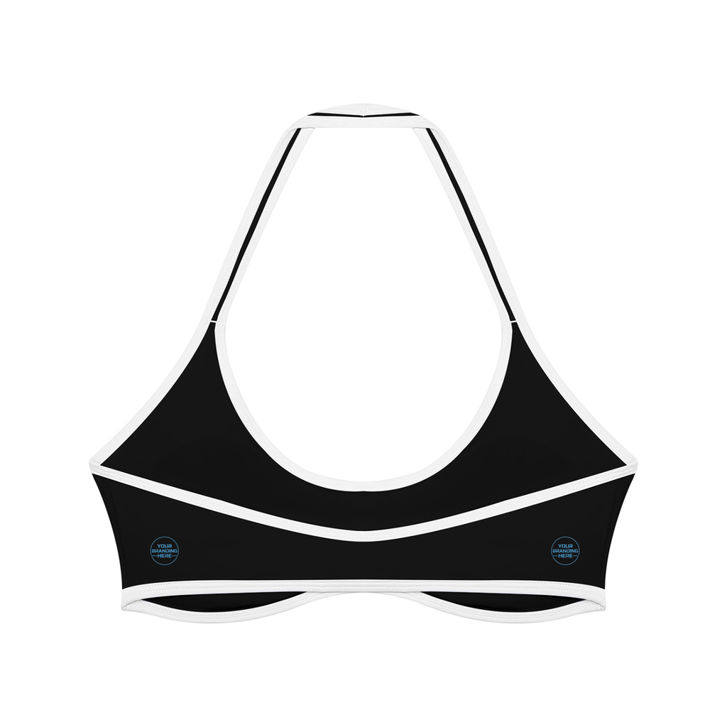 Women's Halter Color Block Yoga Sports Bra - WT0204-O001-V2