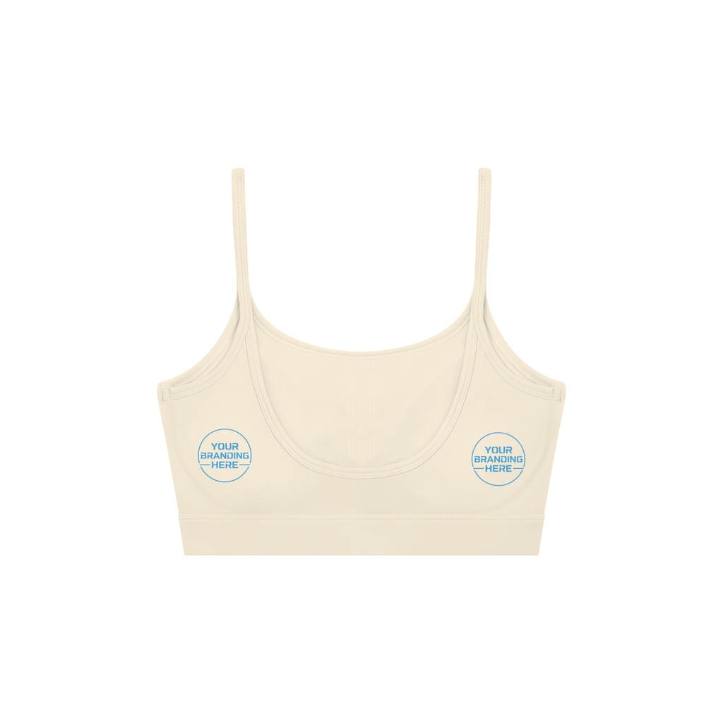 Women's Solid U-Neck Sports Bra - WT0131-O001-V2