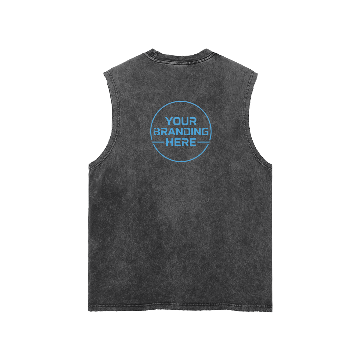 Snow Washed Frayed Hem Tank Top - R00228-C001-V3