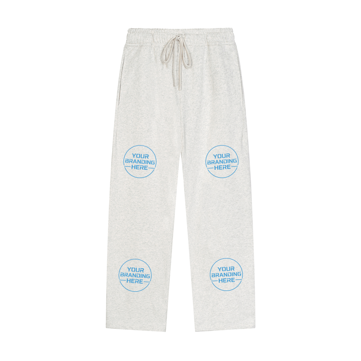 Solid Color Straight-Leg Sweatpants - RK0011-C001-V2