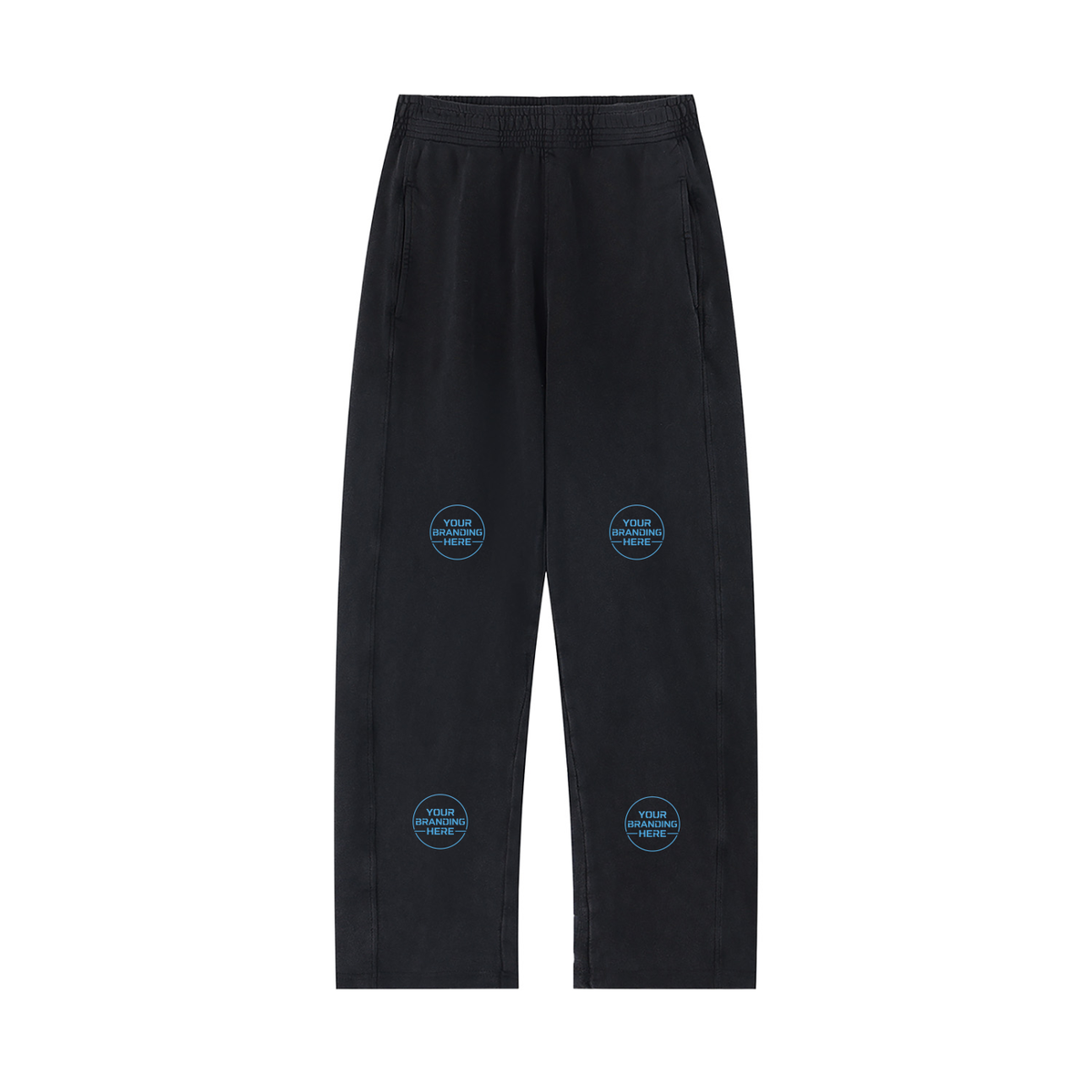 Unisex Mineral Wash Straight Sweatpants - UB0065-C001-V2