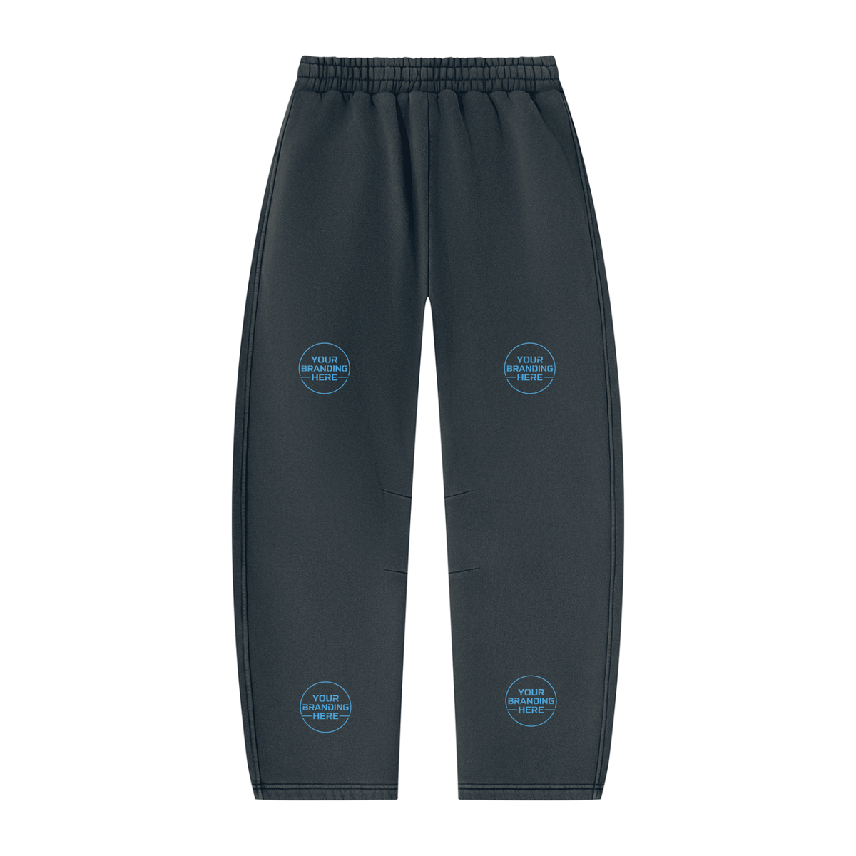 Unisex Vintage Wash Barrel Leg Fleece Sweatpants - UB0071-P001-V3