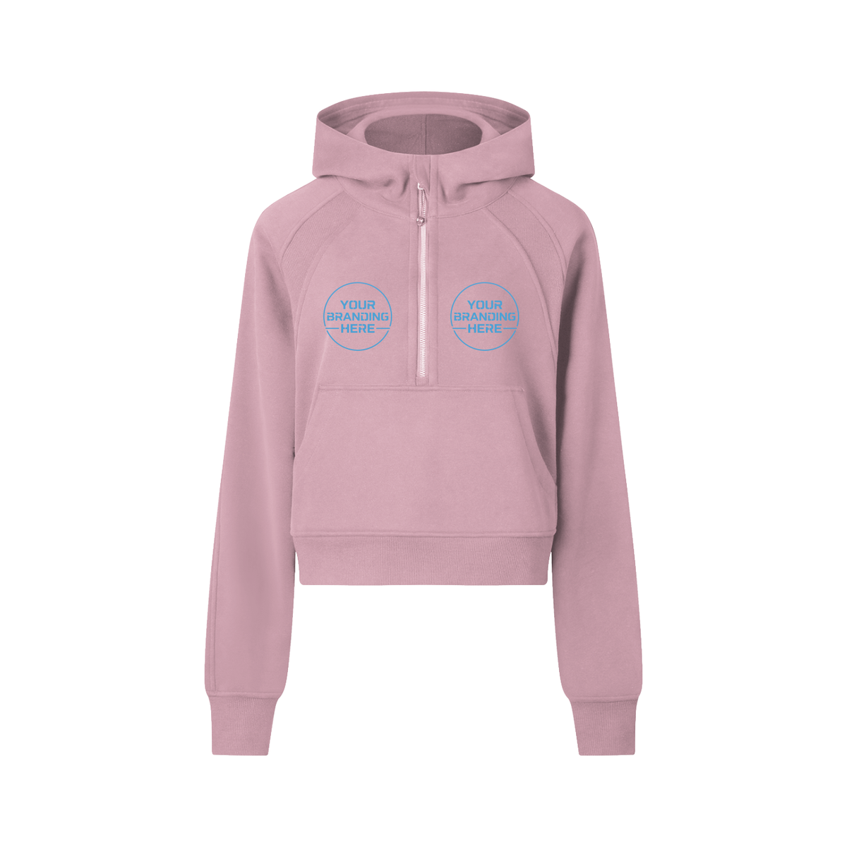 Cropped Half-Zip Hoodie - RP0006-P001-V4