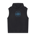 Snow Washed Sleeveless Hoodie - RU0093-C001-V2