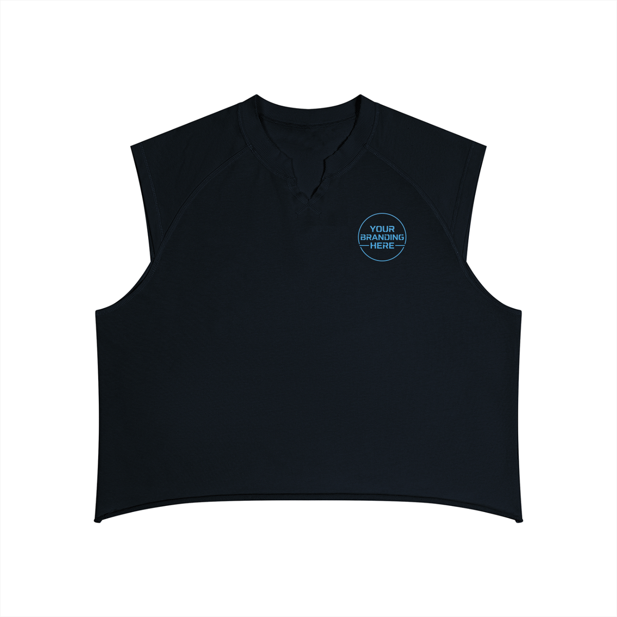 Men’s Boxy Raw Hem Tank Top - MT0058-C001-V2