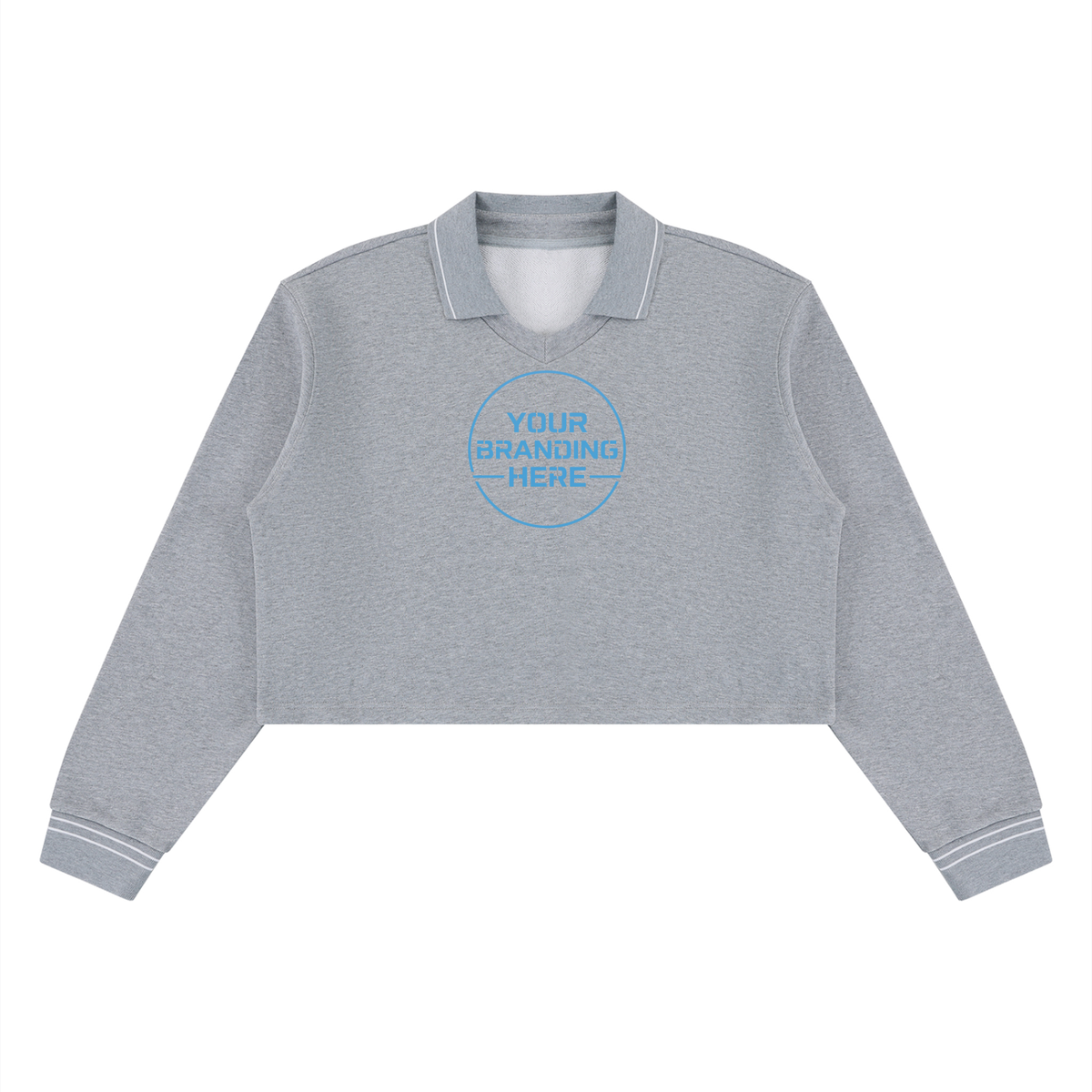 Women’s Crop Collared Sweatshirt - WT0212-C001-V2