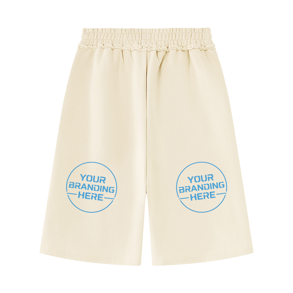 Unisex Raw Edge Fleece Shorts - UT0320-P001-V2