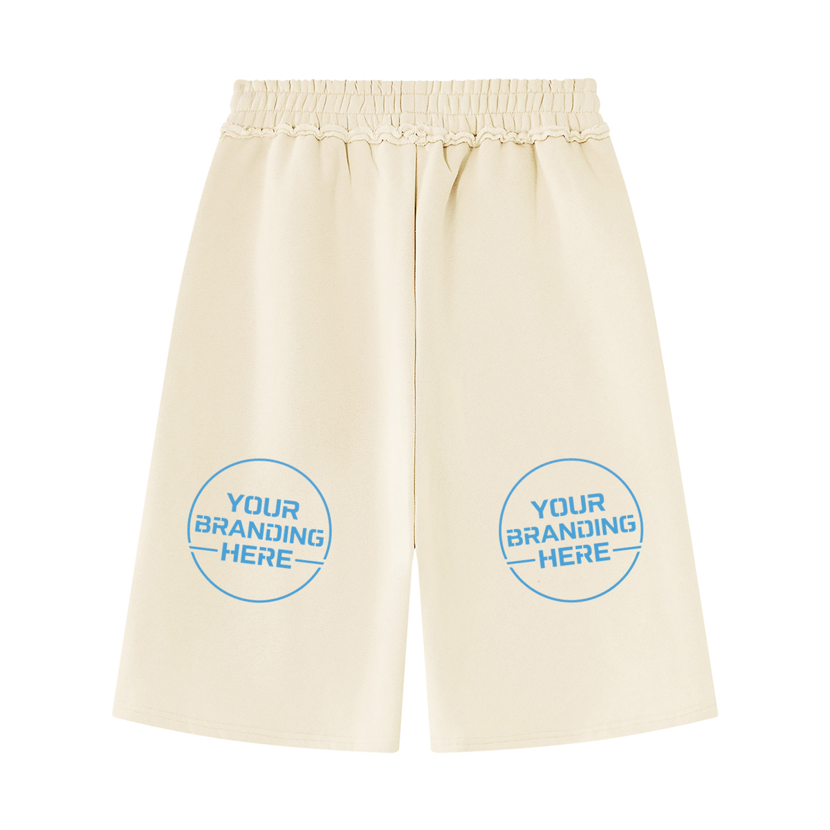 Unisex Raw Edge Fleece Shorts - UT0320-P001-V2