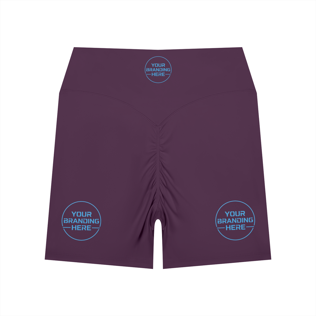 Women’s High Waisted Yoga Biker Shorts - WB0012-O001-V2
