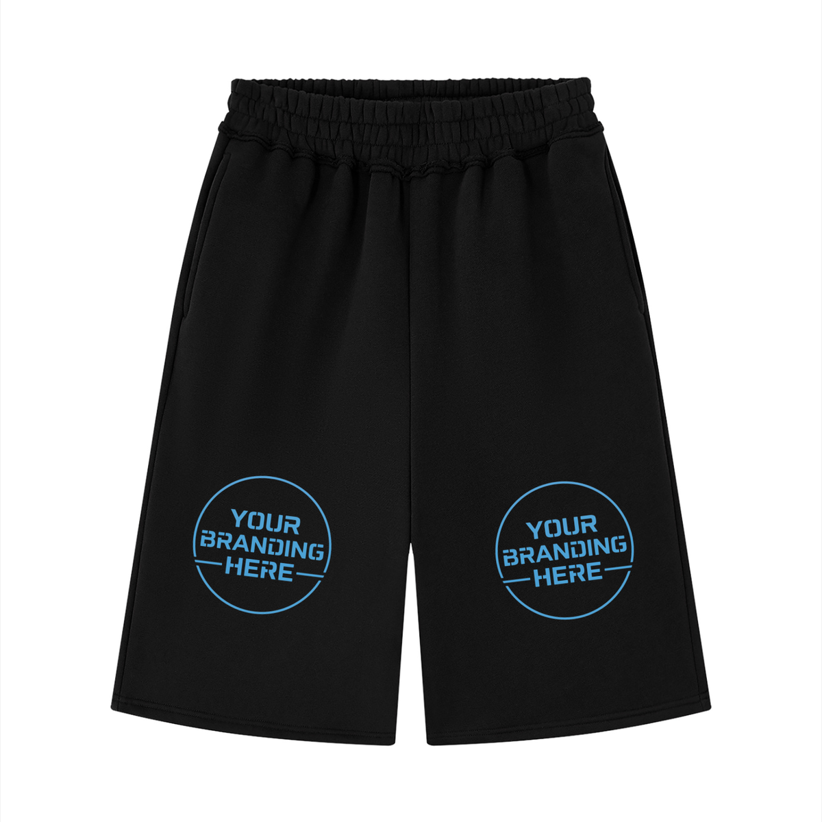 Unisex Raw Edge Fleece Shorts - UT0320-P001-V2