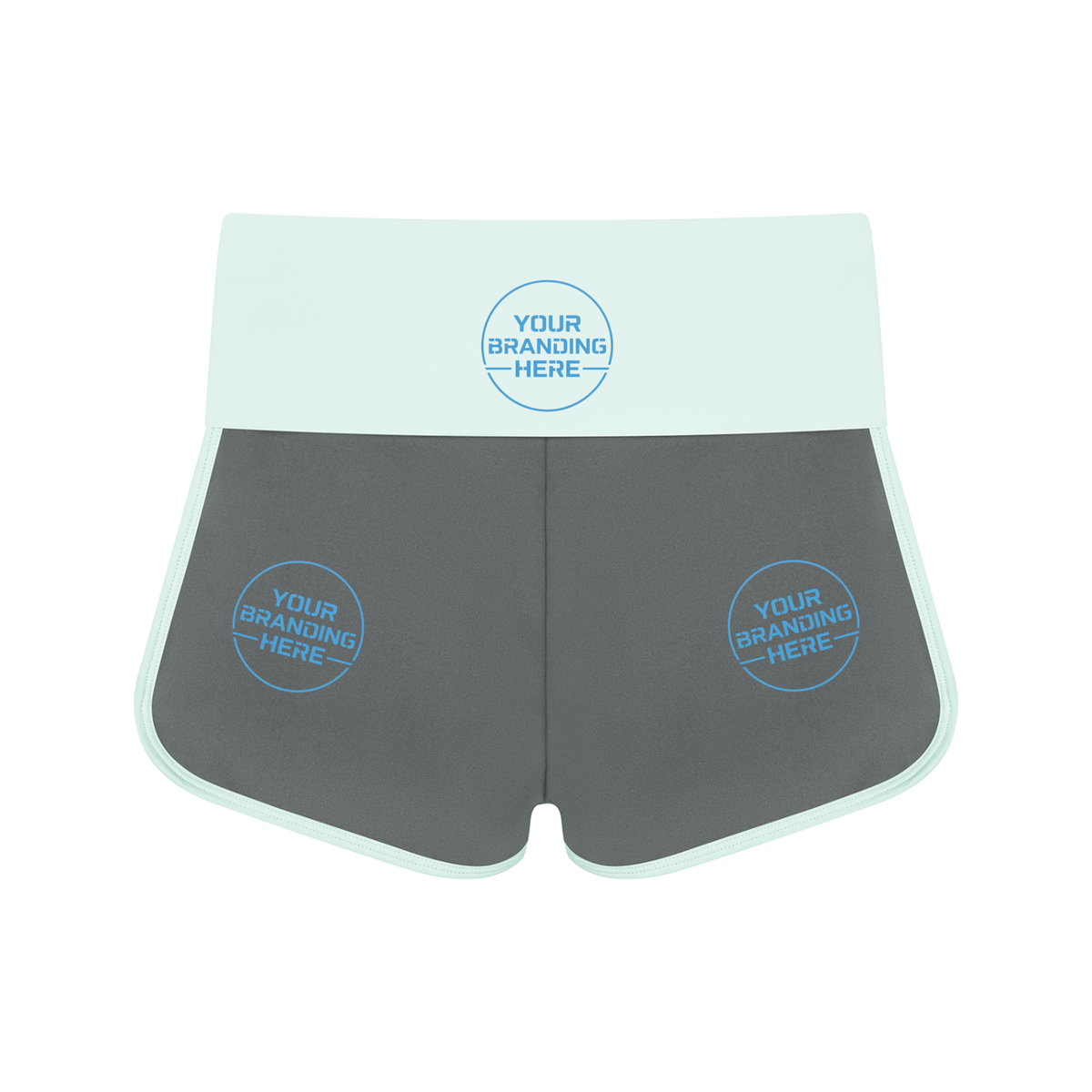 Women’s Color Block Yoga Shorts - WB0105-P001-V2