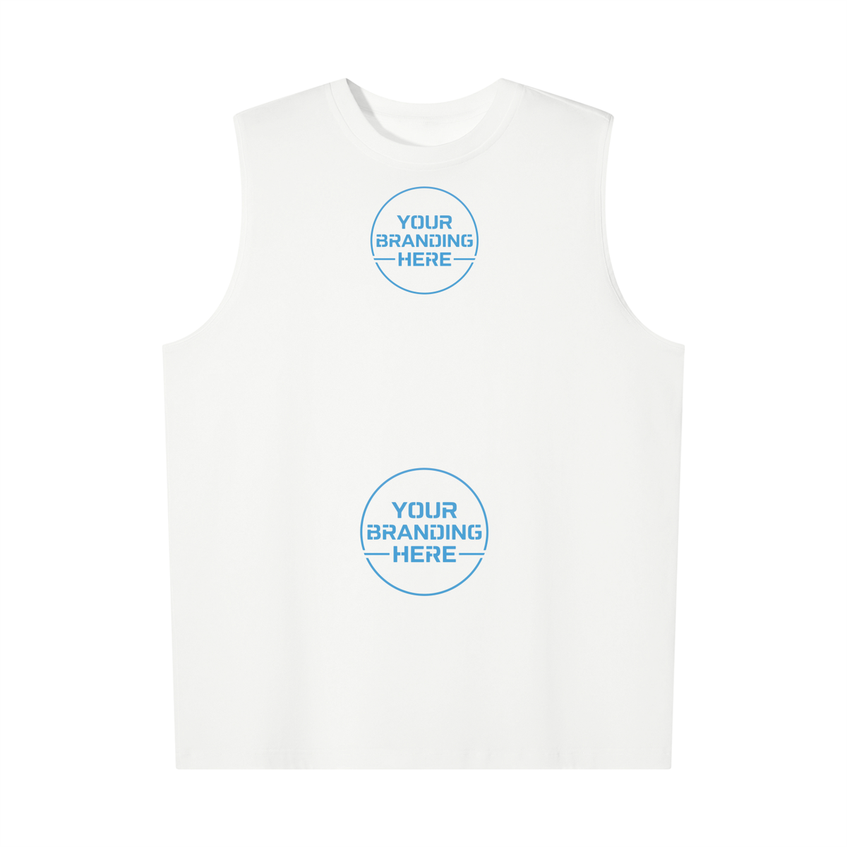 Men’s Oversized Cotton Tank Top - MT0035-C001-V3