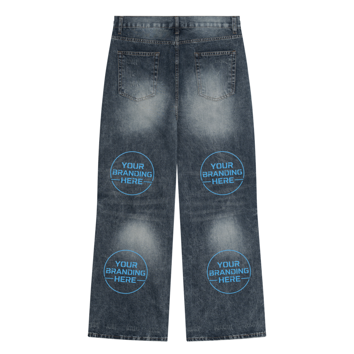 Men's Vintage Wash Denim Jeans - MB0044-C001-V2