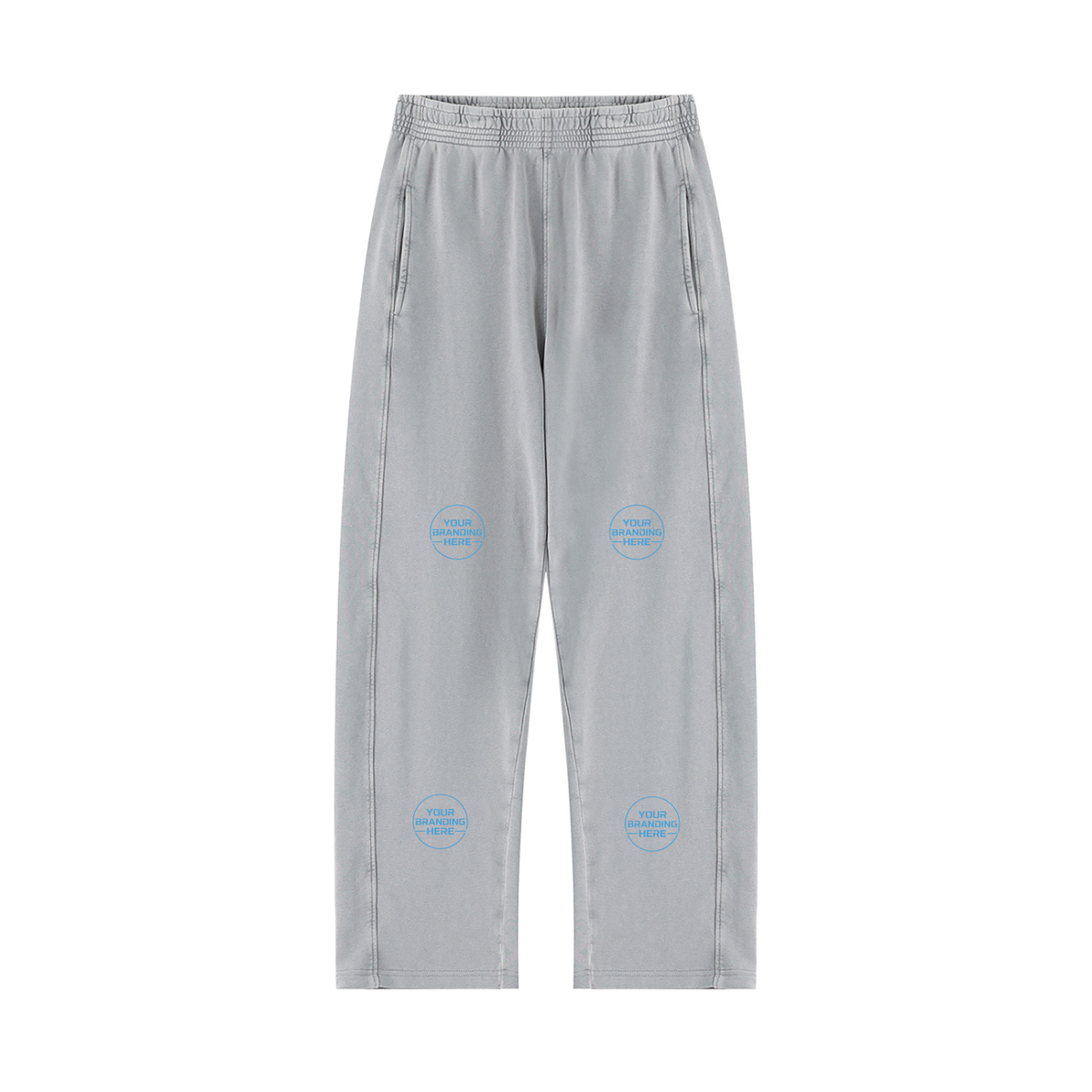 Unisex Mineral Wash Straight Sweatpants - UB0065-C001-V2