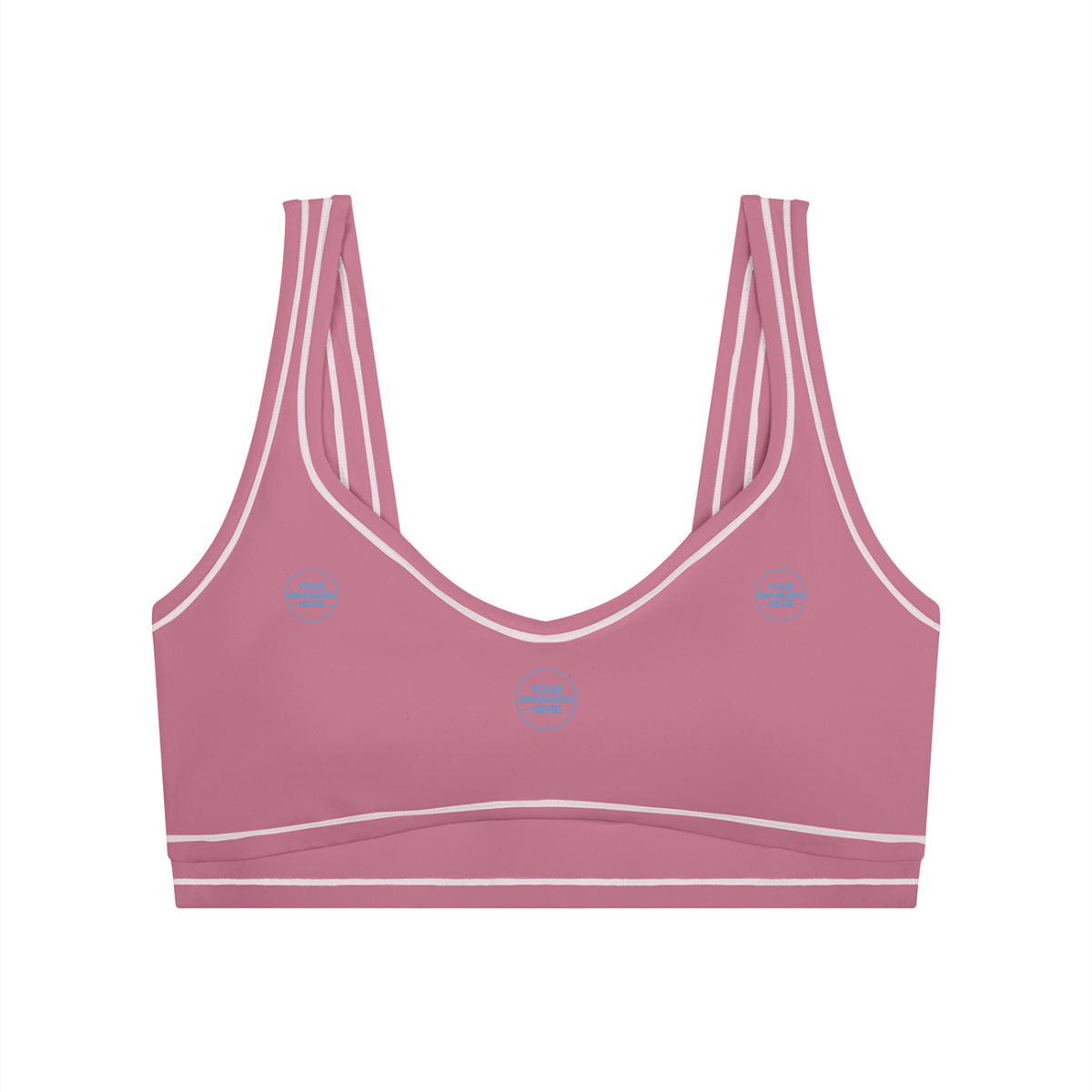 Women’s Topstitching Yoga Sports Bra - WT0179-O001-V2