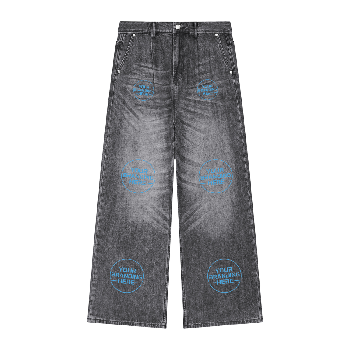 Men's Vintage Wash Denim Jeans - MB0039-C001-V2