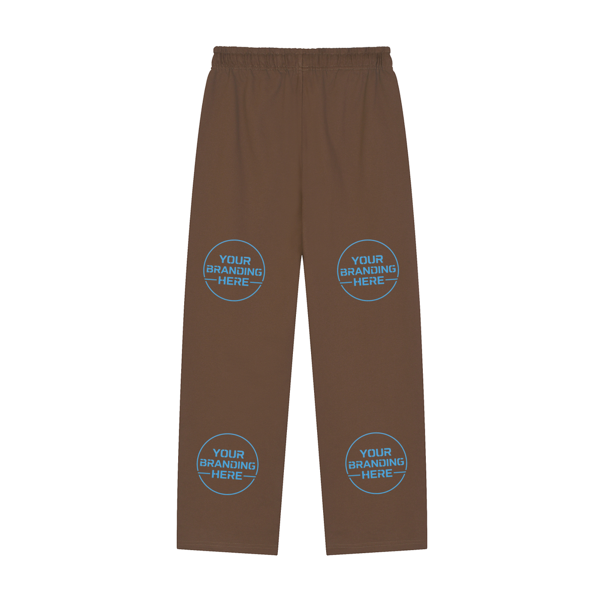 Solid Color Straight-Leg Sweatpants - RK0011-C001-V2
